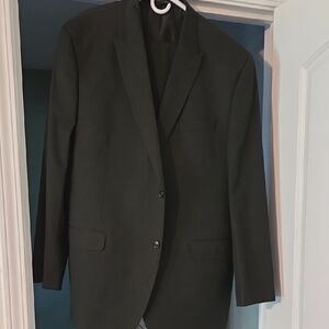 Sean John Men's Black Two-Button Suit JACKET 48L PANTS 40X32